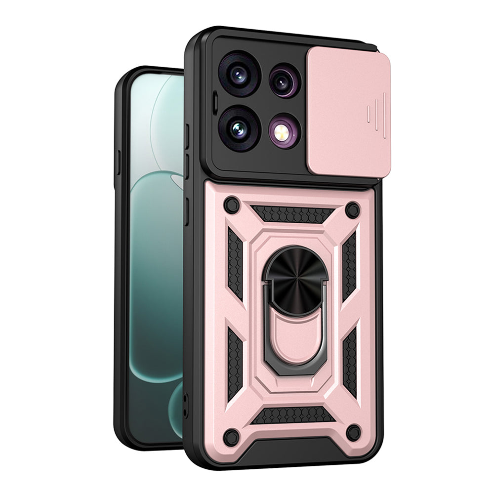 Ovitek za Oppo Reno16 F / Reno16 FS, Techsuit, CamShield, rožnato zlata
