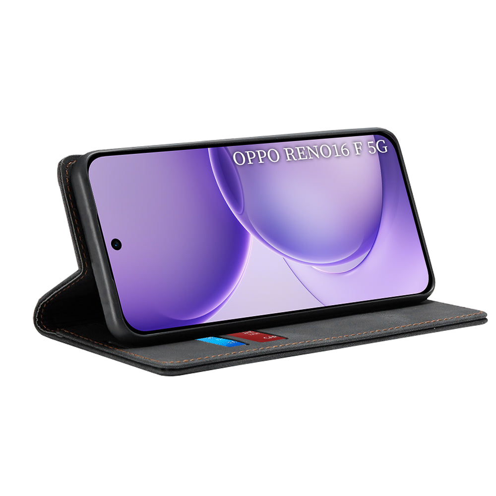 Ovitek za Oppo Reno16 F / Reno16 FS, Techsuit, Confy, Črn