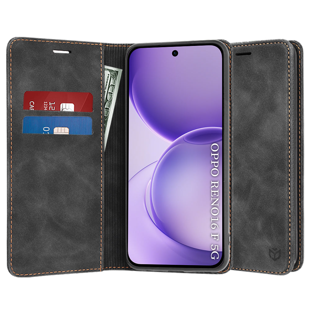Ovitek za Oppo Reno16 F / Reno16 FS, Techsuit, Confy, Črn