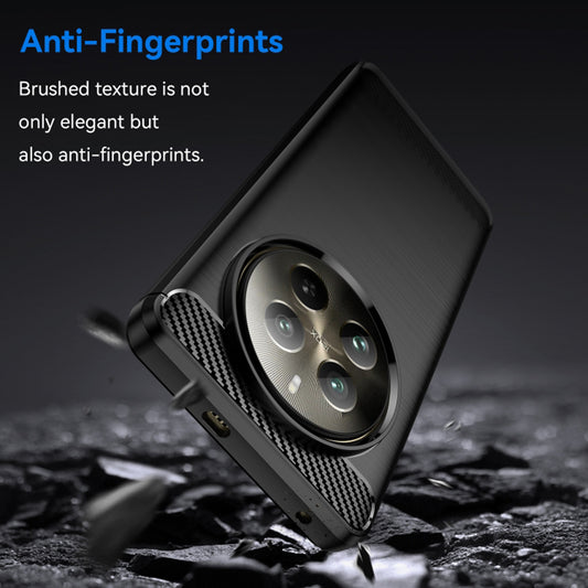 Ovitek za Realme 12 Pro / 12 Pro+, Techsuit, Karbon, Črn