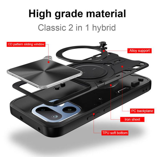 Ovitek za Realme 16 Pro+, Techsuit, CamGuard Pro, Črn