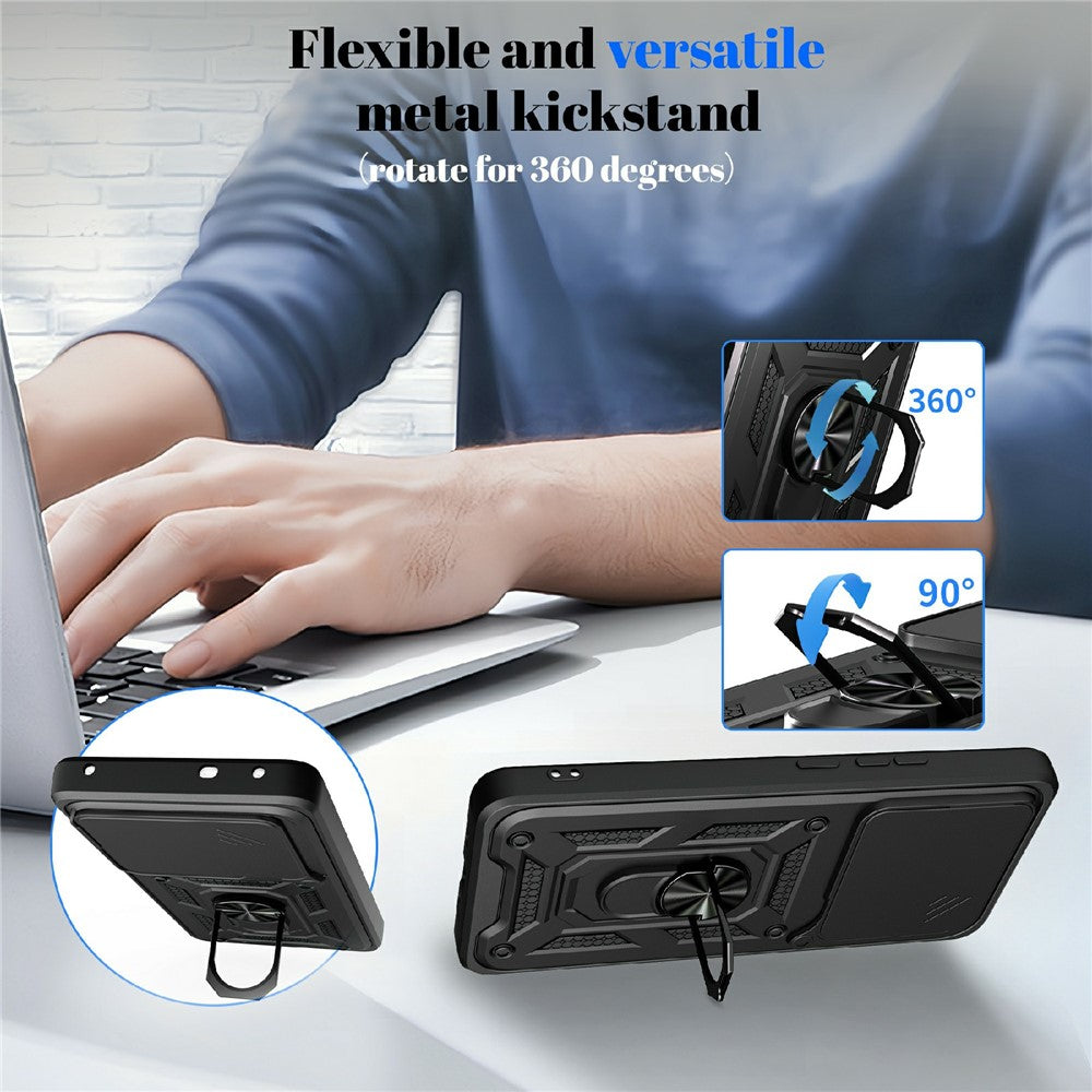 Ovitek za Realme 16 Pro+, Techsuit, CamShield, Črn