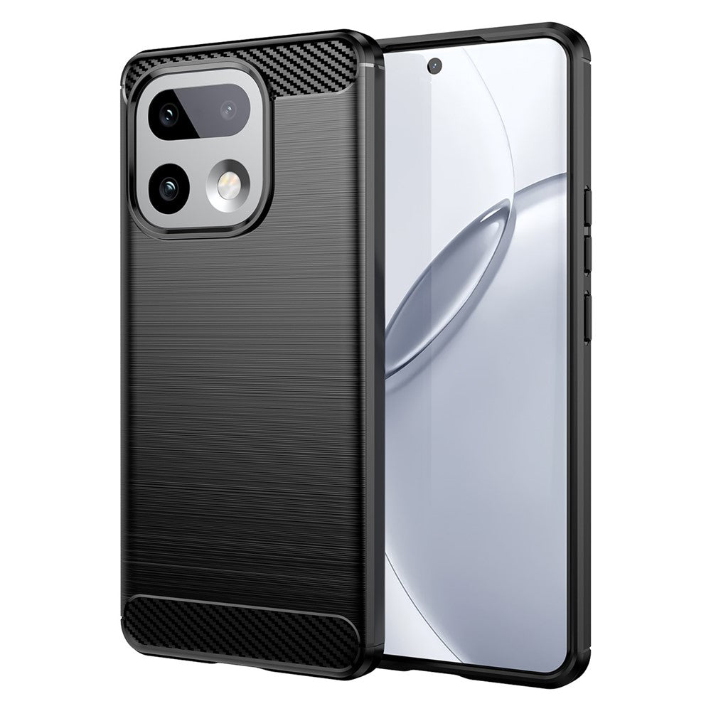 Ovitek za Realme 16 Pro+, Techsuit, Carbon, Črn