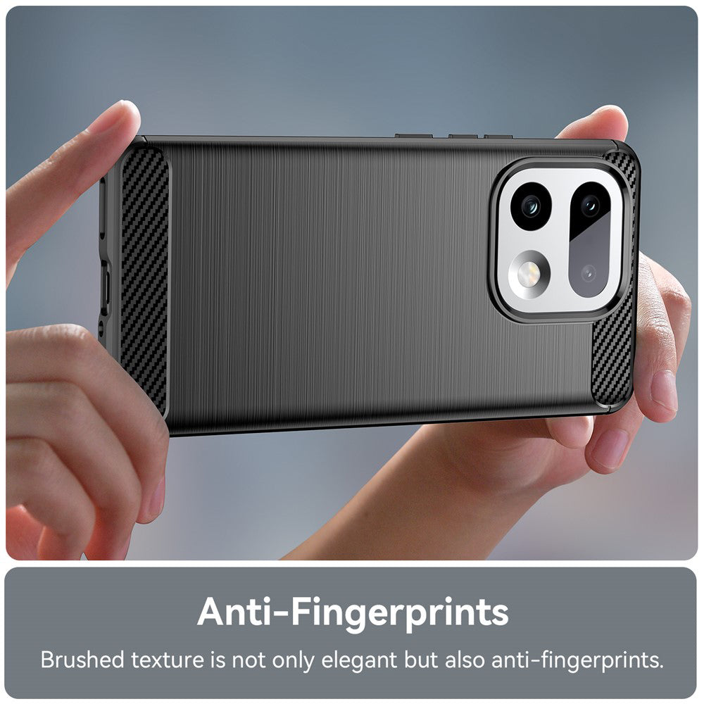 Ovitek za Realme 16 Pro+, Techsuit, Carbon, Črn