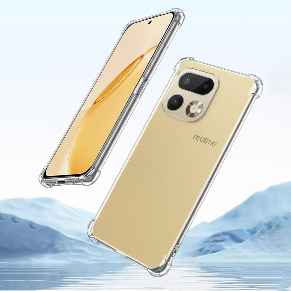 Ovitek za Realme 16 Pro+, Techsuit, Shockproof Clear, Prozoren