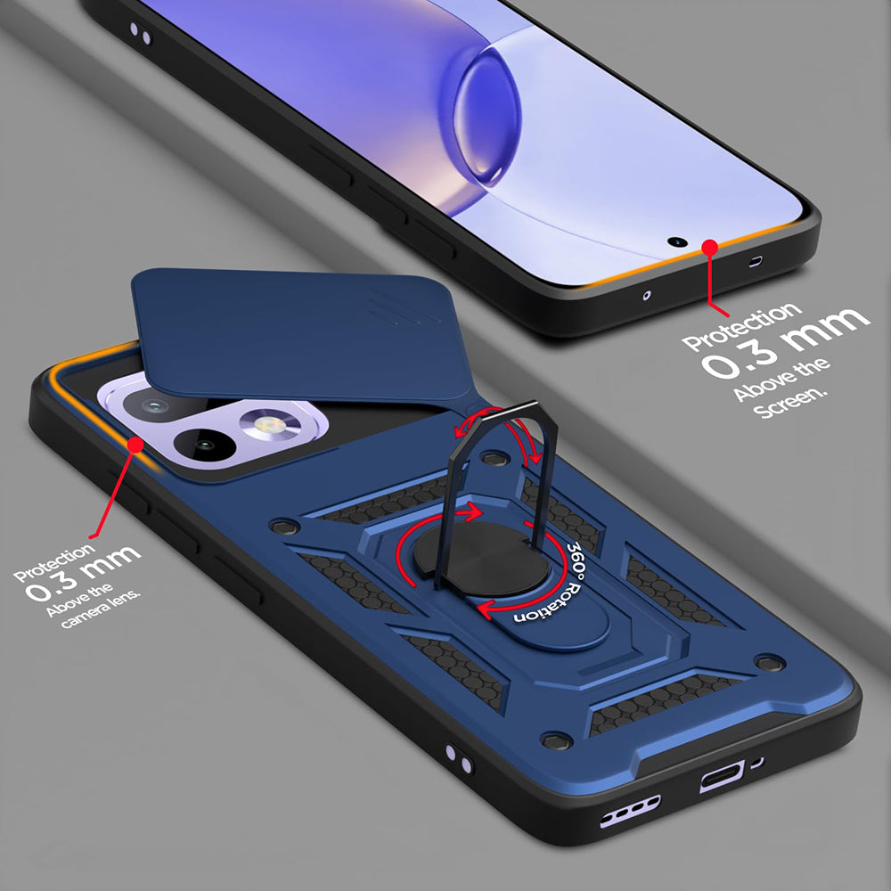 Ovitek za Realme 16 Pro, Techsuit, CamShield, Modra