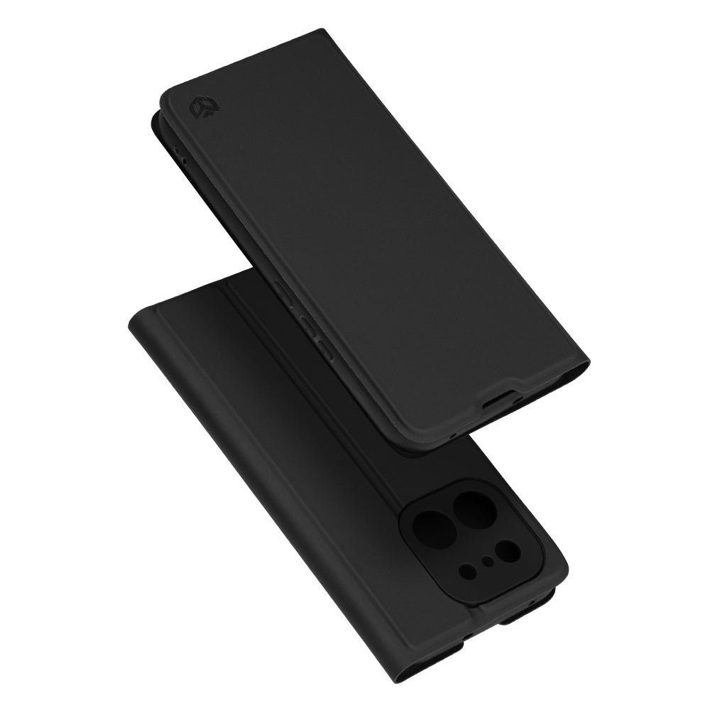 Ovitek za Realme 16 Pro, Techsuit, Magskin Book, črn