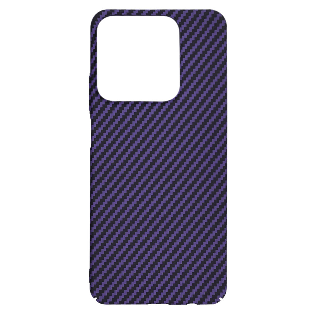 Ovitek za Realme C63 / C61, Techsuit, Carbonite FiberShell, Vijolična