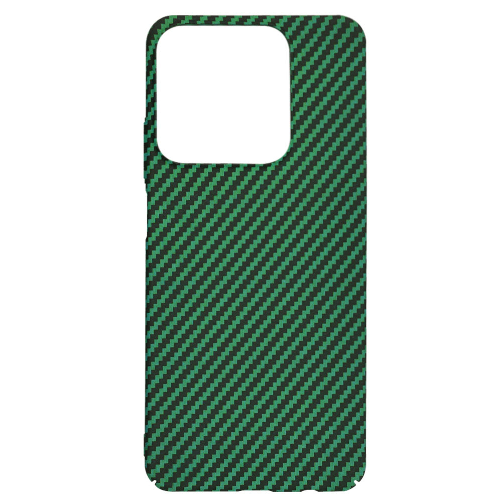 Ovitek za Realme C63 / C61, Techsuit, Carbonite FiberShell, Zelen