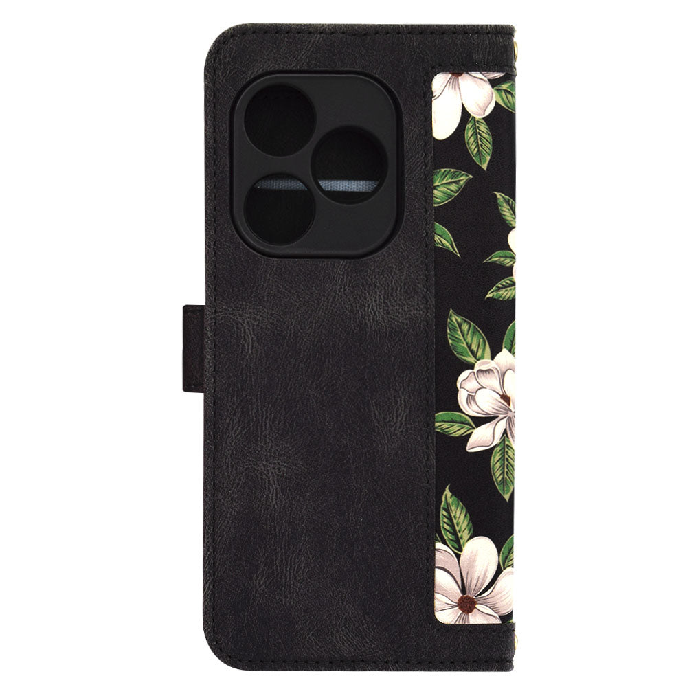 Ovitek za Realme GT 6T / GT 6, Techsuit, FlipCraft, Črn