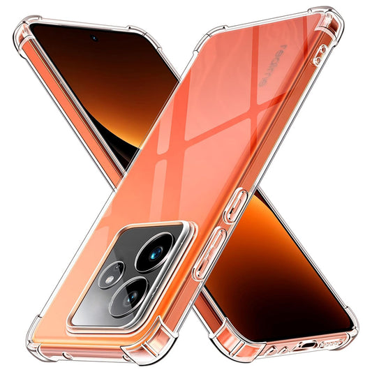 Ovitek za Realme GT 7, Techsuit, odporen proti udarcem, prozoren