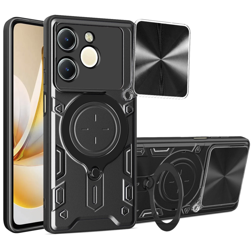 Ovitek za Realme Note 70T, Techsuit, CamGuard Pro, Črn