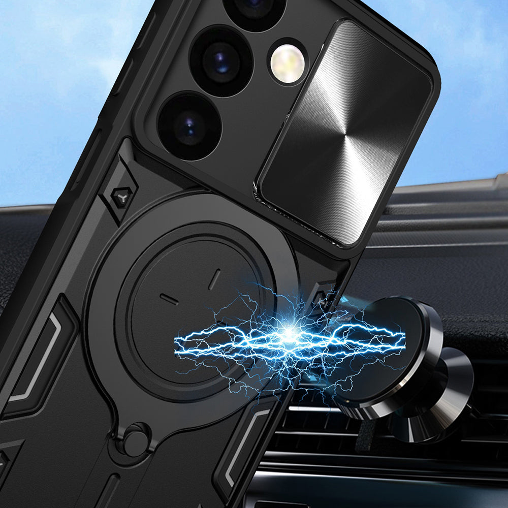 Ovitek za Realme Note 70T, Techsuit, CamGuard Pro, Črn