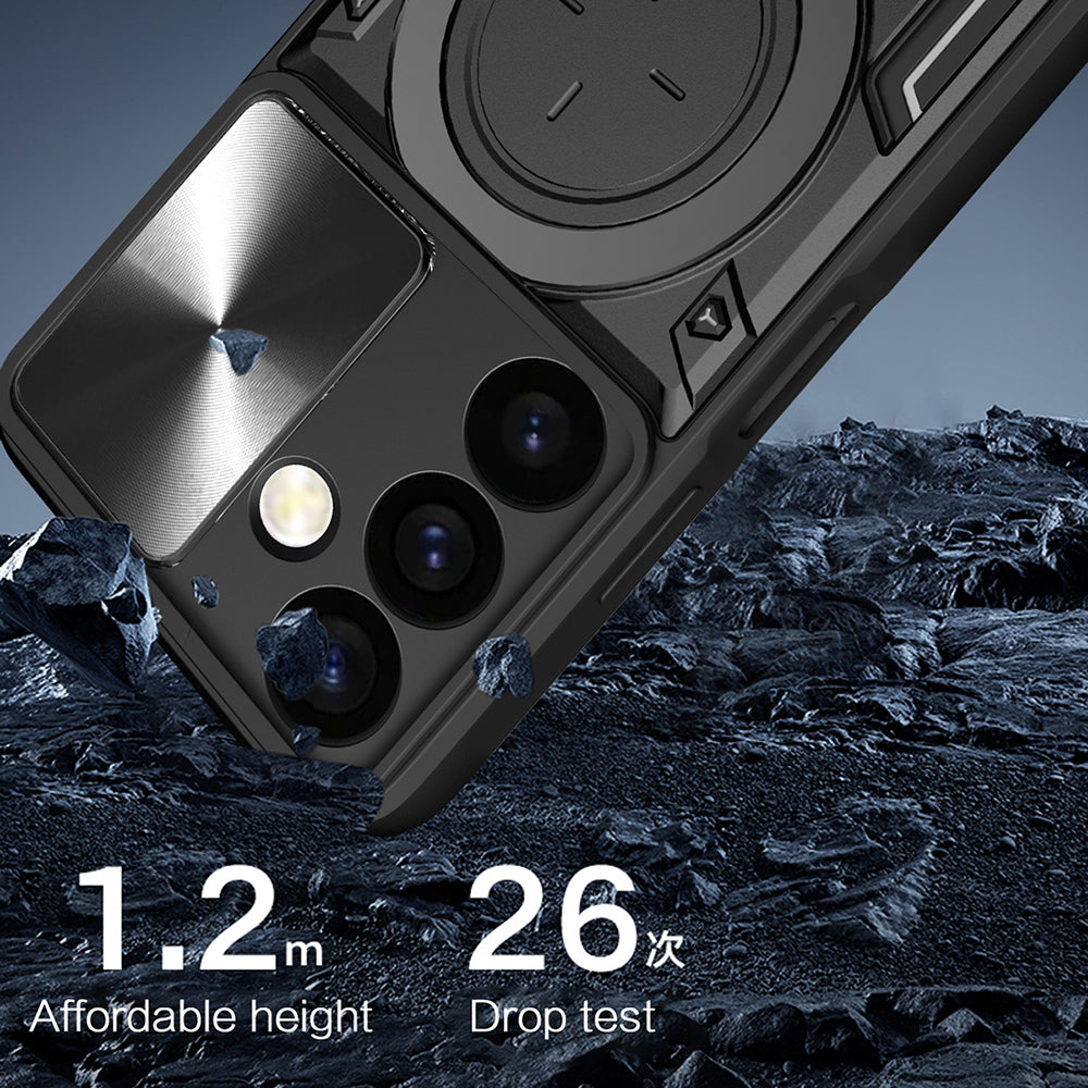 Ovitek za Realme Note 70T, Techsuit, CamGuard Pro, Črn