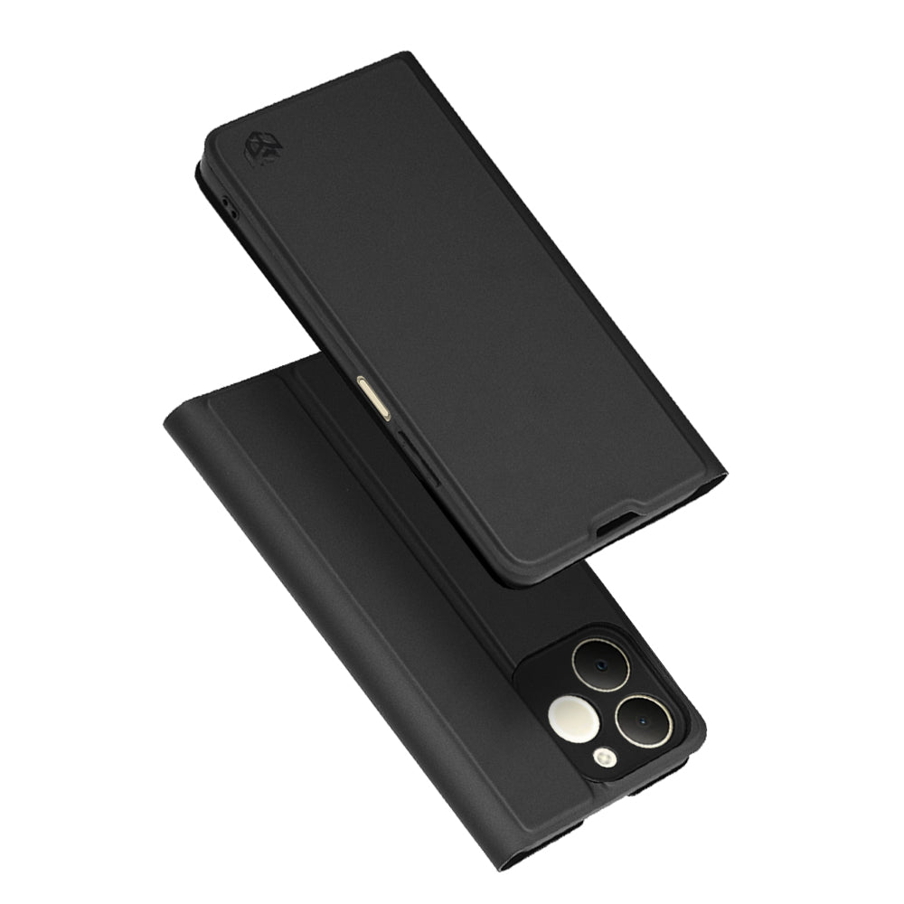 Ovitek za Realme Note 70T, Techsuit, Magskin Book, Črna