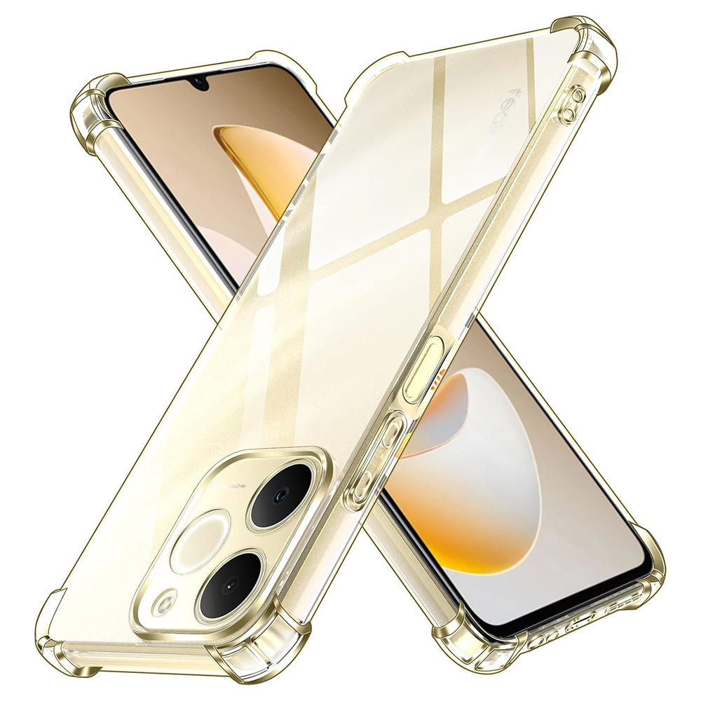 Ovitek za Realme Note 70T, Techsuit, Shockproof Clear, Prozoren