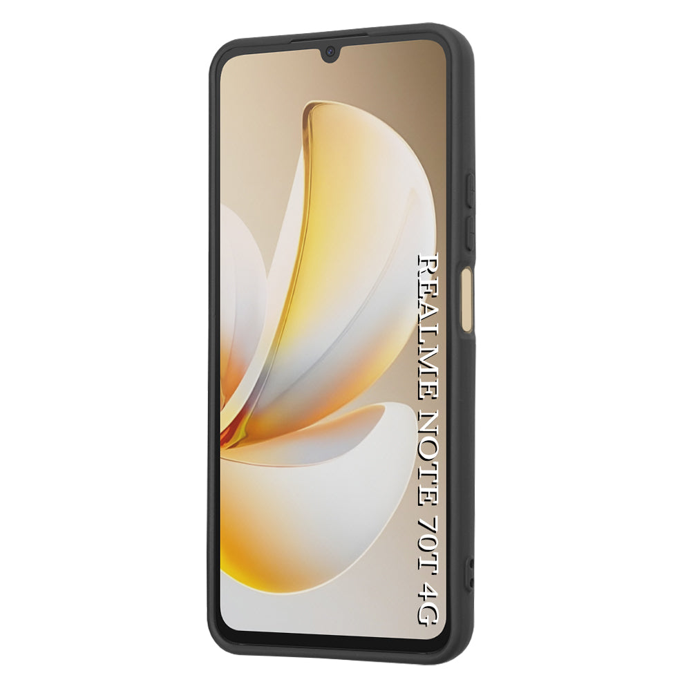 Ovitek za Realme Note 70T, Techsuit, SoftFlex, Črn