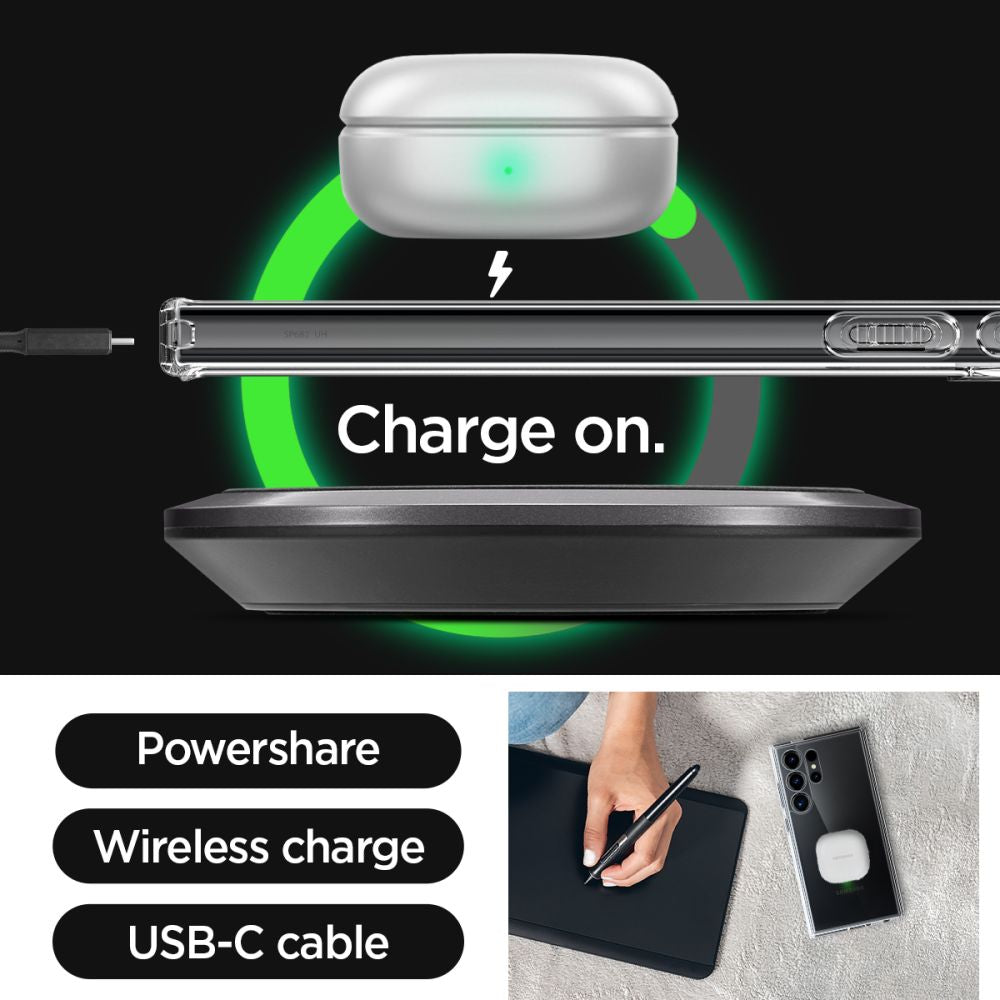 Ohišje za Samsung Galaxy S24 Ultra S928, Spigen, Ultra Hybrid, prozorno ACS07292