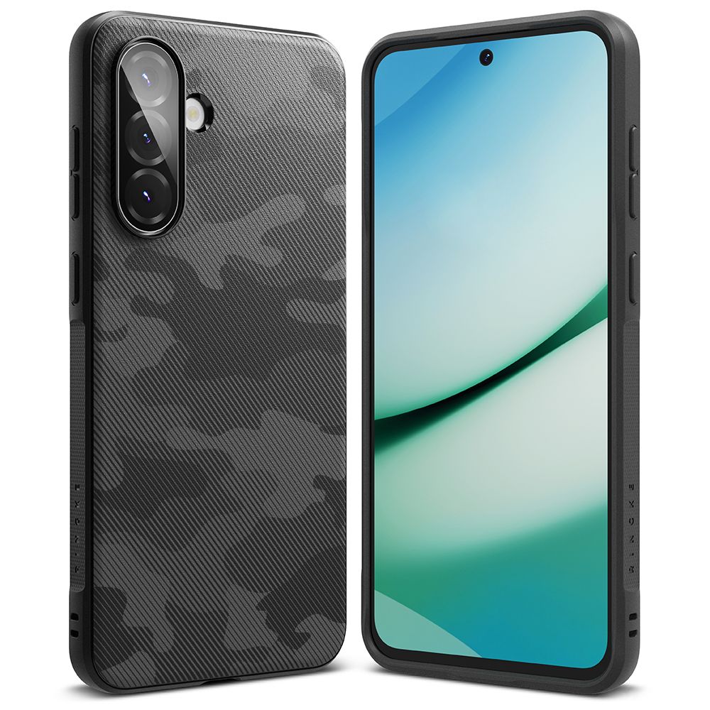 Ovitek za Samsung Galaxy A36 A366, Ringke, Onyx Camo, Črn