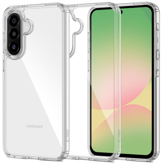 Ovitek za Samsung Galaxy A36 A366, Tech-Protect, Flexair Hybrid, Prozoren