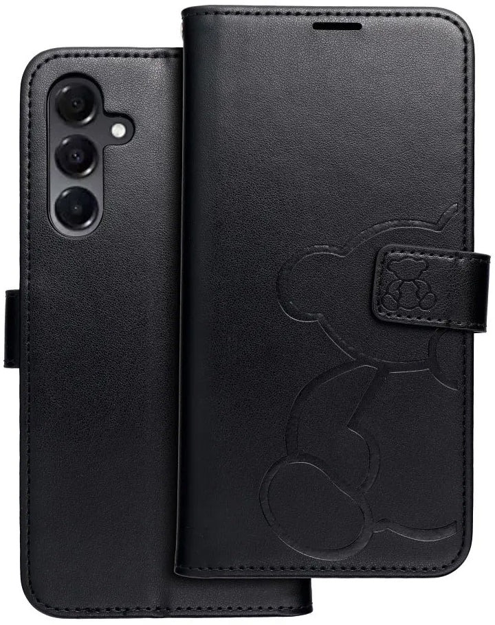 Ovitek za Samsung Galaxy A16 5G A166, OEM, MEZZO Teddy Bear, Črn
