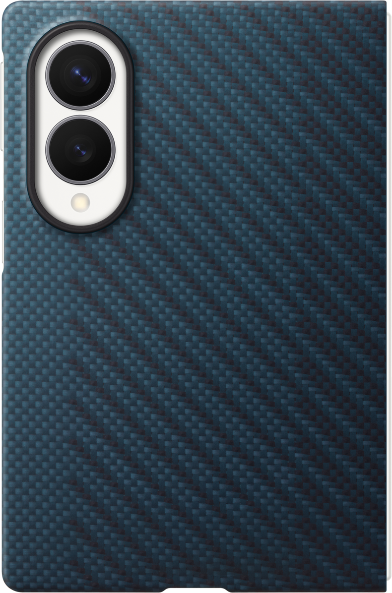 Ovitek za Samsung Galaxy Z Fold8 F971, Carbon Magnet Case, temno moder EF-KF971SNEGWW