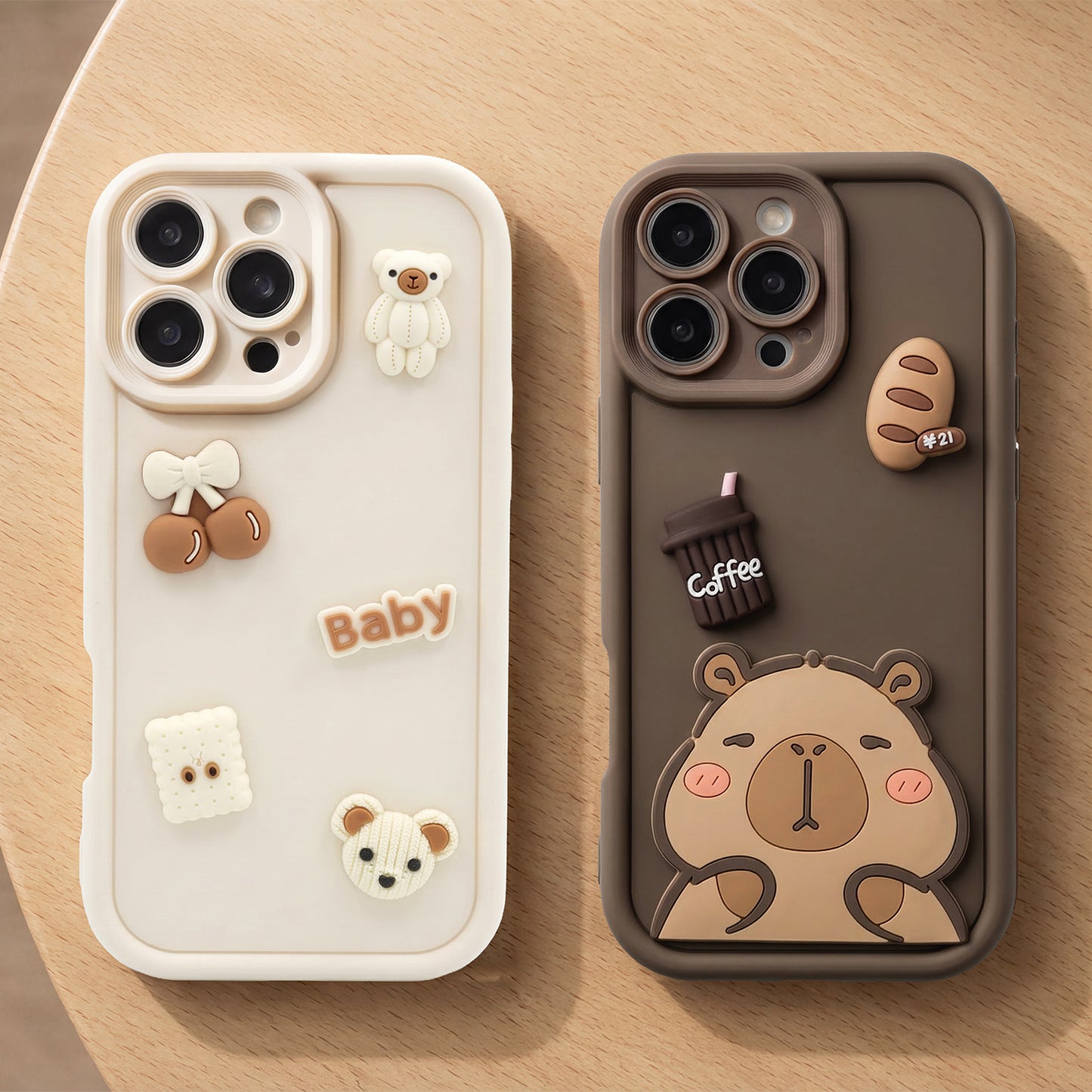 Ovitek za Samsung Galaxy S26 Plus S947, OEM, Ultra Trendy 3D Capybara, rjav