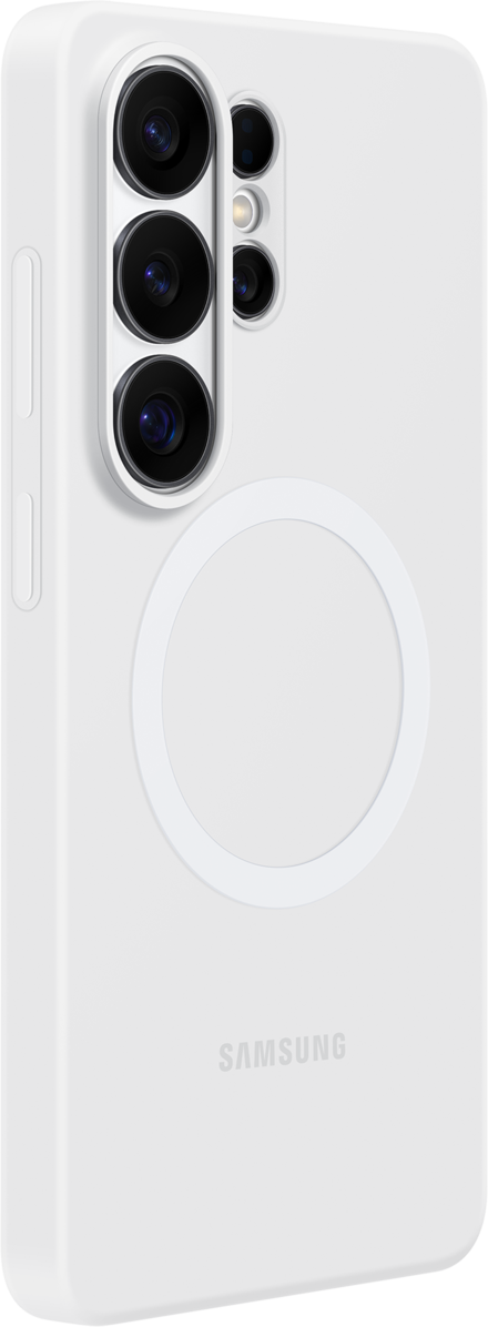 Ovitek za Samsung Galaxy S26 Ultra S948, Silicone Magnet Case, Bela EF-ES948CWEGWW