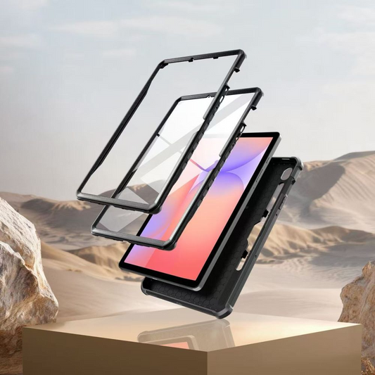 Ovitek za Samsung Galaxy Tab S10 Lite / Tab S10 FE / Tab S9, Tech-Protect, Kevlar Pro, Črn