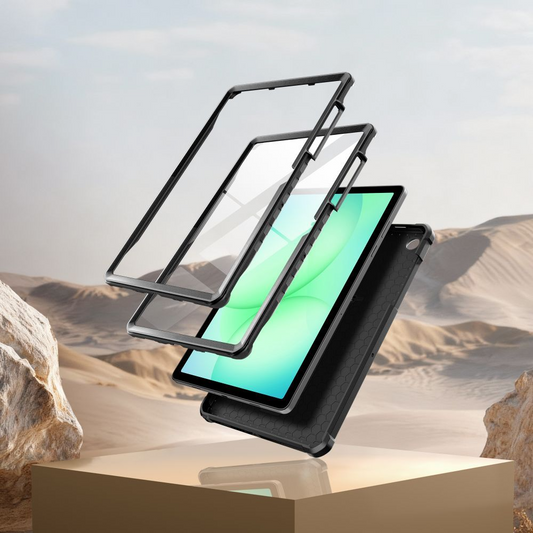 Ovitek za Samsung Galaxy Tab A11+ / Tab A9+, Tech-Protect, Kevlar Pro, Črn