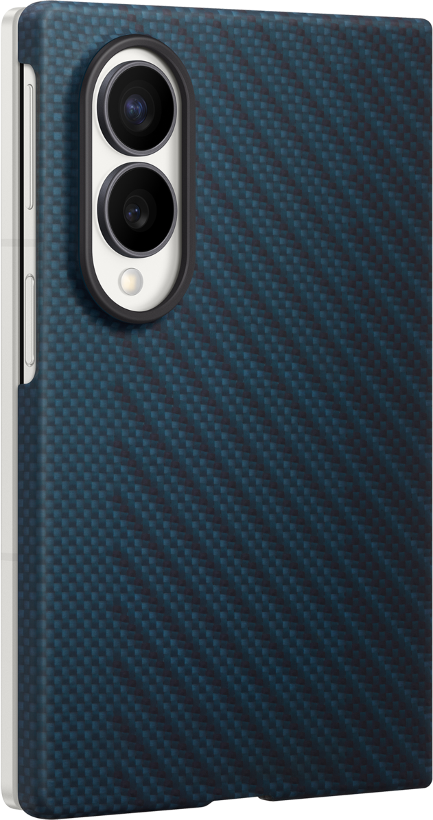 Ovitek za Samsung Galaxy Z Fold8 F971, Carbon Magnet Case, temno moder EF-KF971SNEGWW