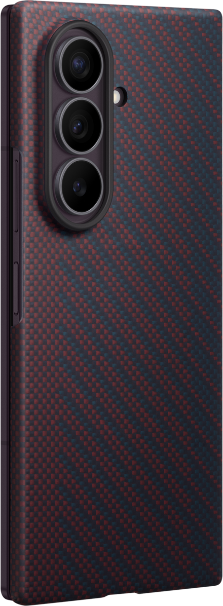Ovitek za Samsung Galaxy Z Fold8 Ultra F976, Carbon Magnet Case, Rdeča EF-KF976SREGWW