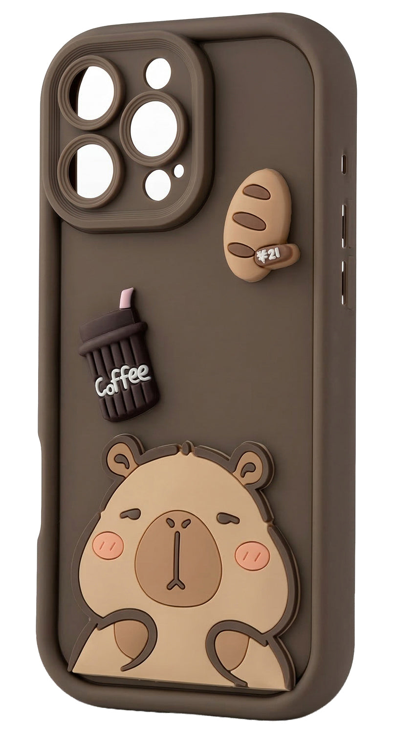 Ovitek za Samsung Galaxy S26 S942, OEM, Ultra Trendy 3D Capybara, rjav