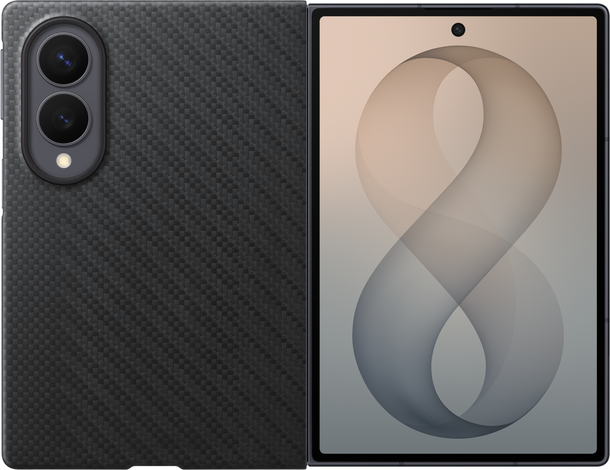 Ovitek za Samsung Galaxy Z Fold8 F971, Carbon Magnet Case, Črn EF-KF971SBEGWW