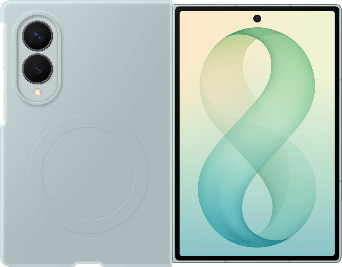 Ovitek za Samsung Galaxy Z Fold8 F971, silikonski magnetni ovitek, zelen EF-EF971CGEGWW