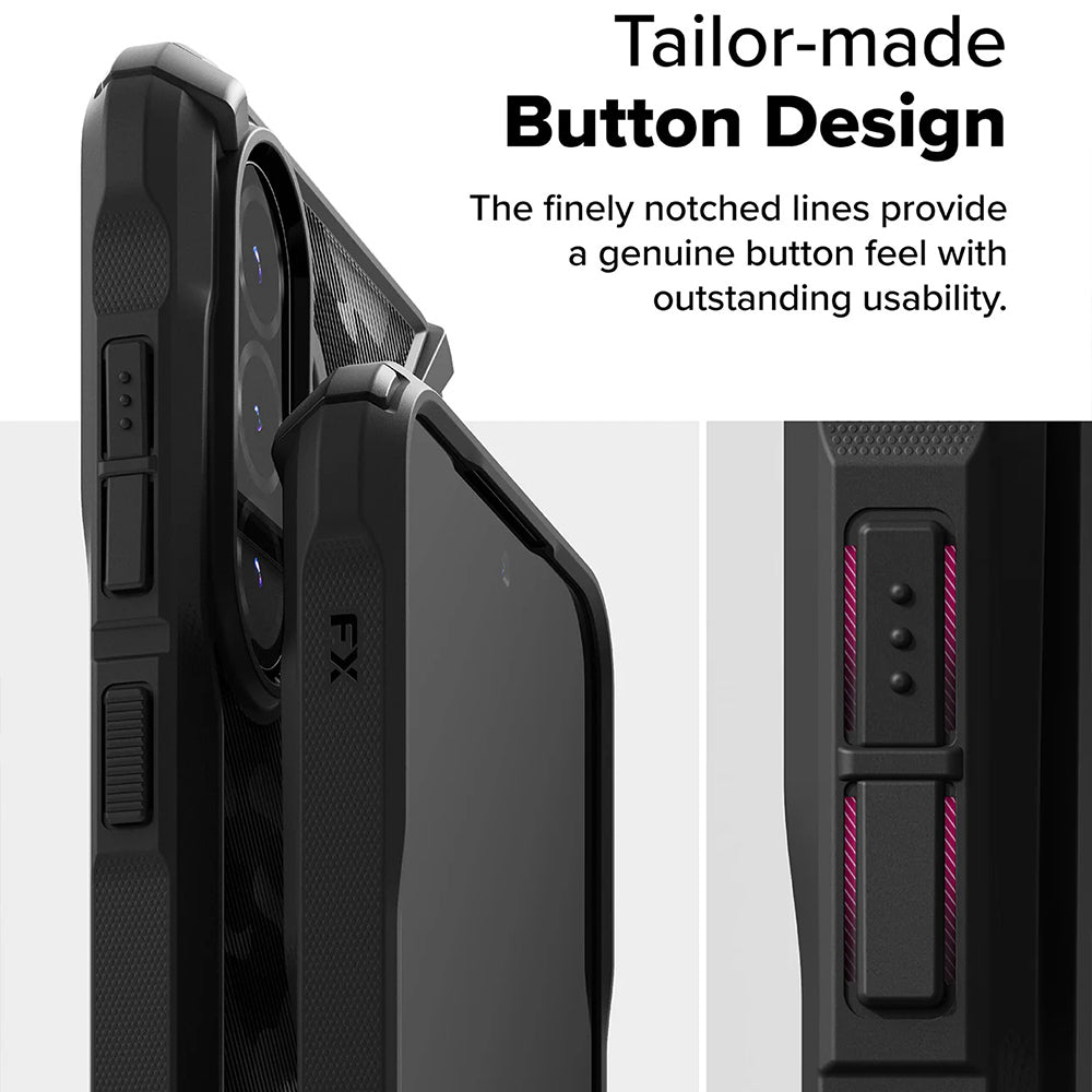 Ovitek za Samsung Galaxy A56 A566 / A36 A366, Ringke, Fusion X Camo, črn