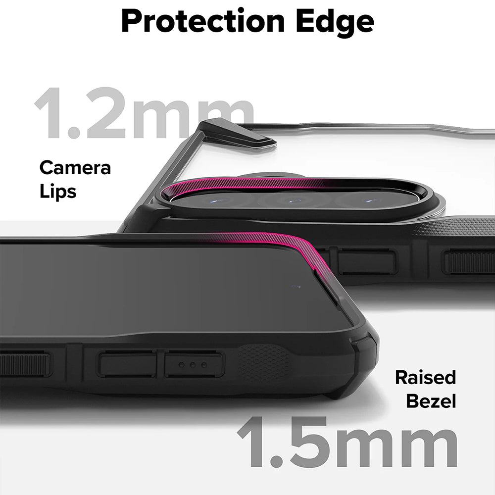 Ovitek za Samsung Galaxy A56 A566 / A36 A366, Ringke, Fusion X, Črn