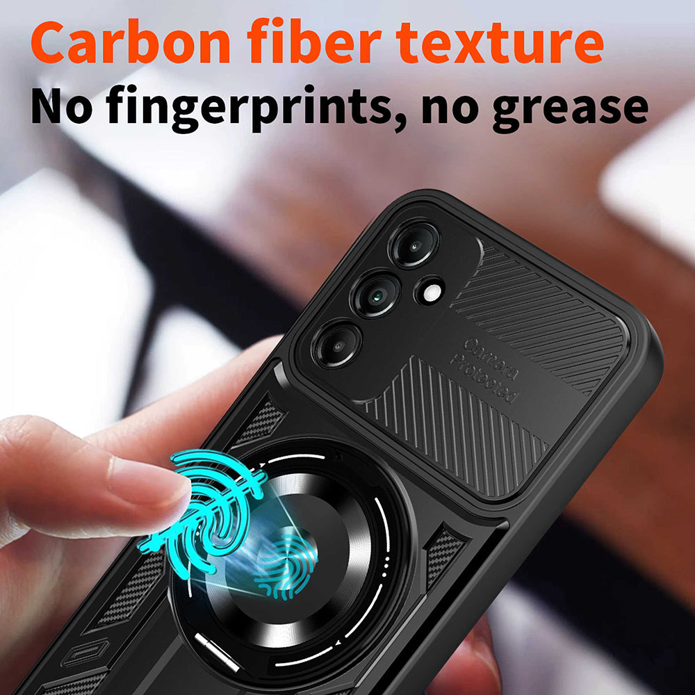 Ovitek za Samsung Galaxy A26 A266, Techsuit, RuggedCam, Črn