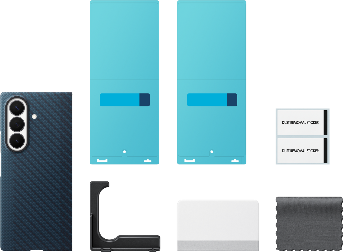 Ovitek za Samsung Galaxy Z Fold8 Ultra F976, Carbon Magnet Case, temno modra EF-KF976SNEGWW