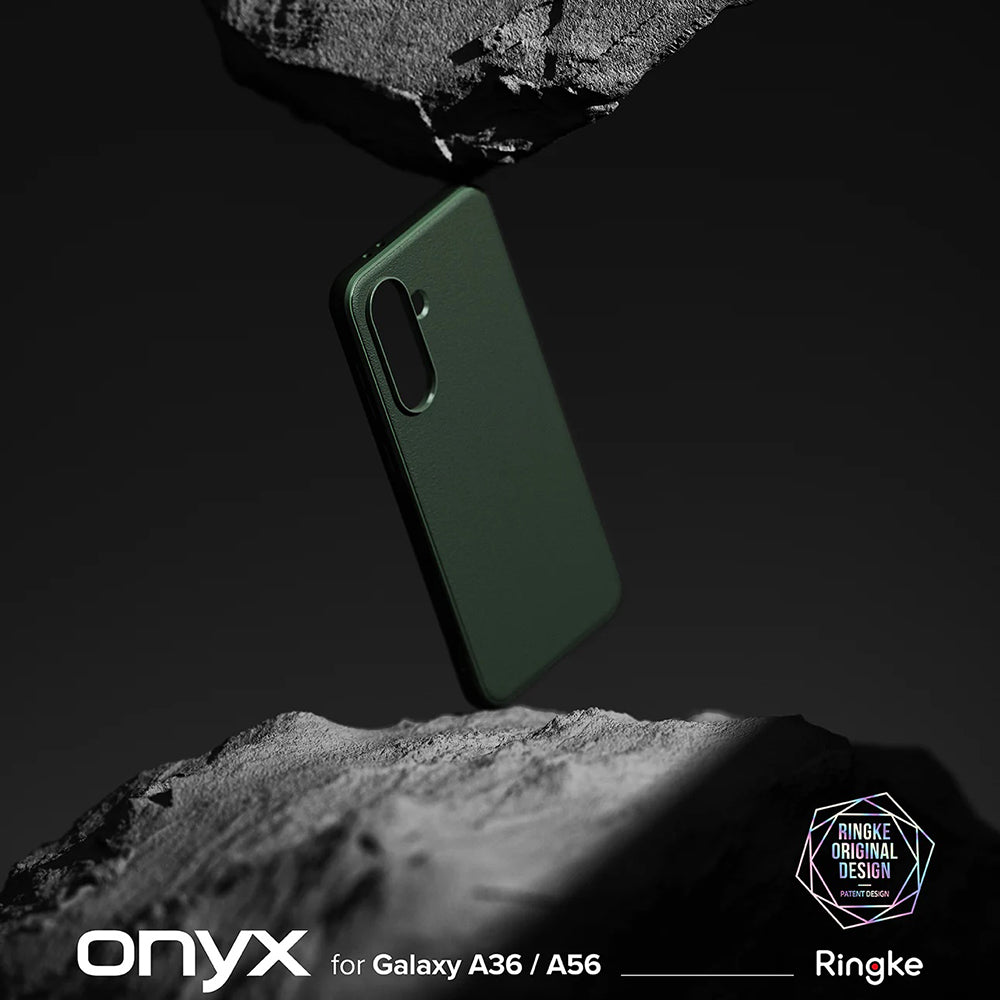 Ovitek za Samsung Galaxy A56 A566 / A36 A366, Ringke, Onyx, Zelen