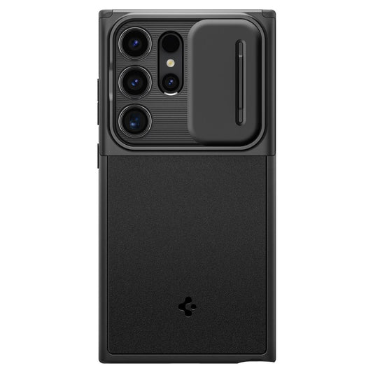 Ovitek za Samsung Galaxy S24 Ultra S928, Spigen, OPTIK ARMOR, Črn ACS07313