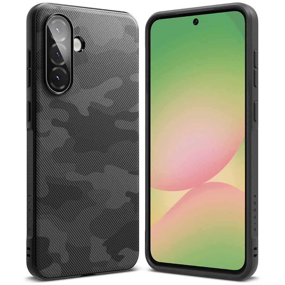 Ovitek za Samsung Galaxy A56 A566 / A36 A366, Ringke, Onyx Camo, črn