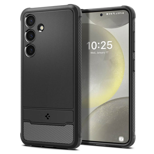 Ohišje za Samsung Galaxy S24 S921, Spigen, Rugged Armour, črno ACS07346
