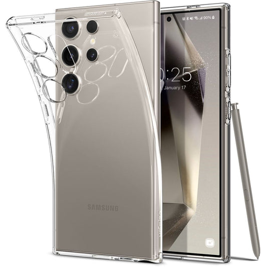 Ohišje za Samsung Galaxy S24 Ultra S928, Spigen, s tekočimi kristali, prozorno ACS07283