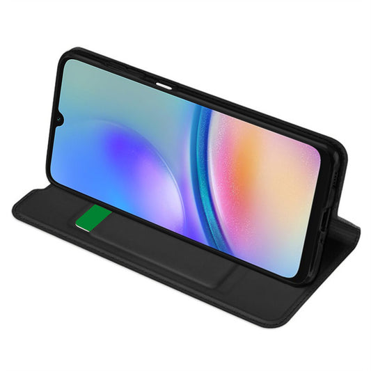 Ovitek za Samsung Galaxy A05s A057, Techsuit, Magskin Book, Črn