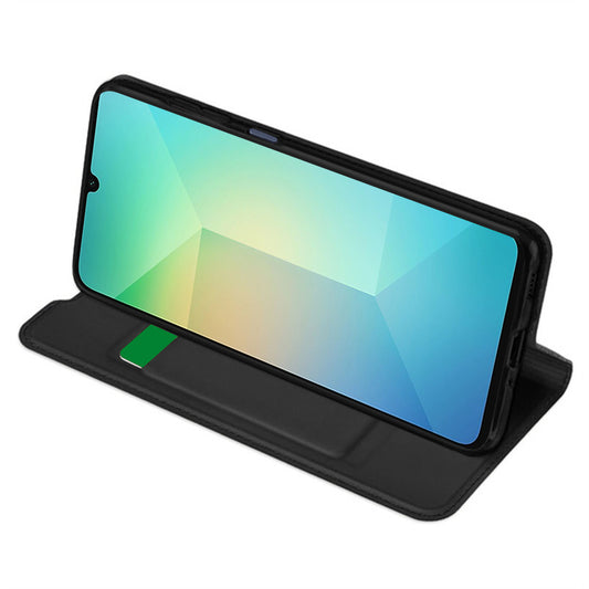 Ovitek za Samsung Galaxy A06 A065, Techsuit, Magskin Book, Črn
