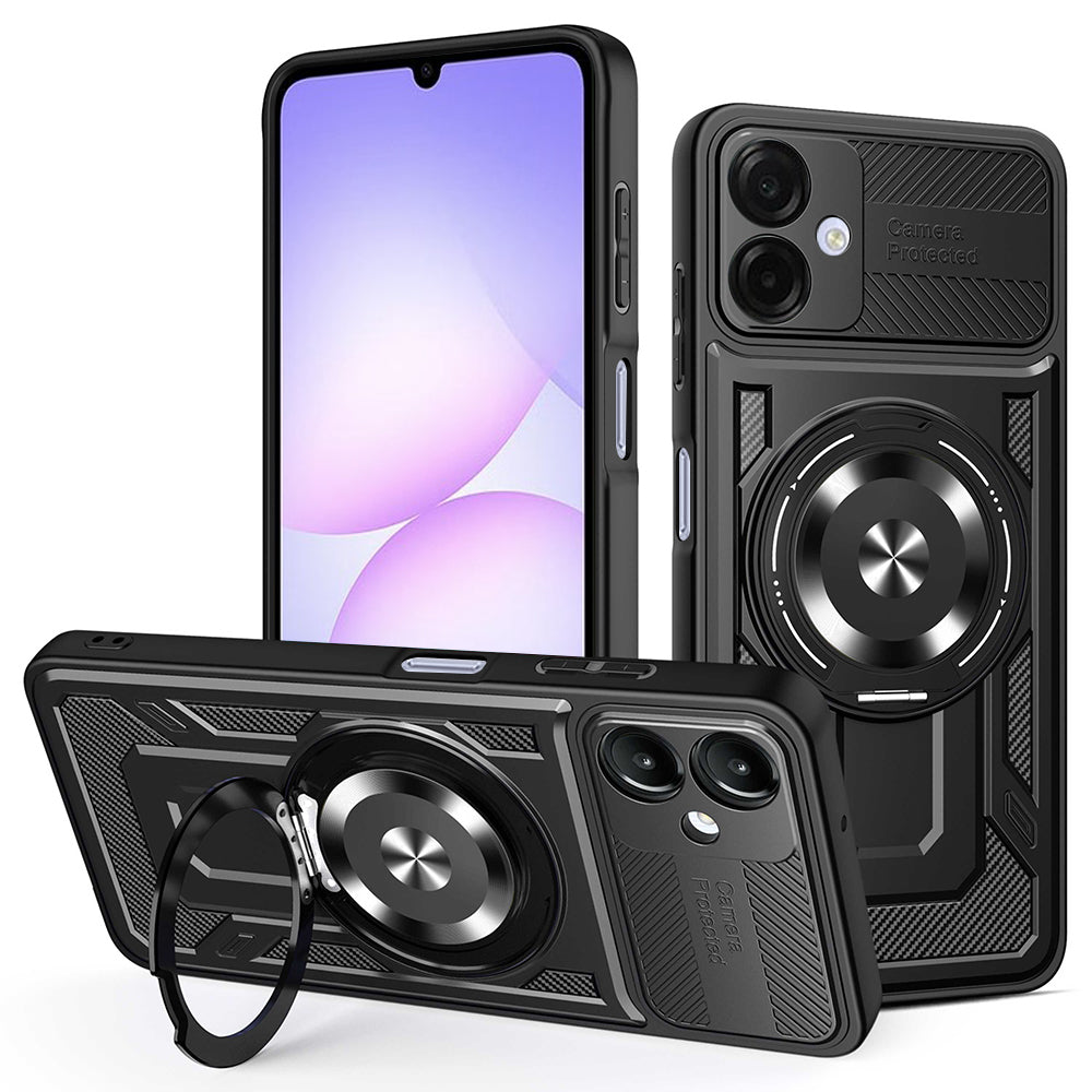 Ovitek za Samsung Galaxy A07 4G A075, Techsuit, RuggedCam, Črn