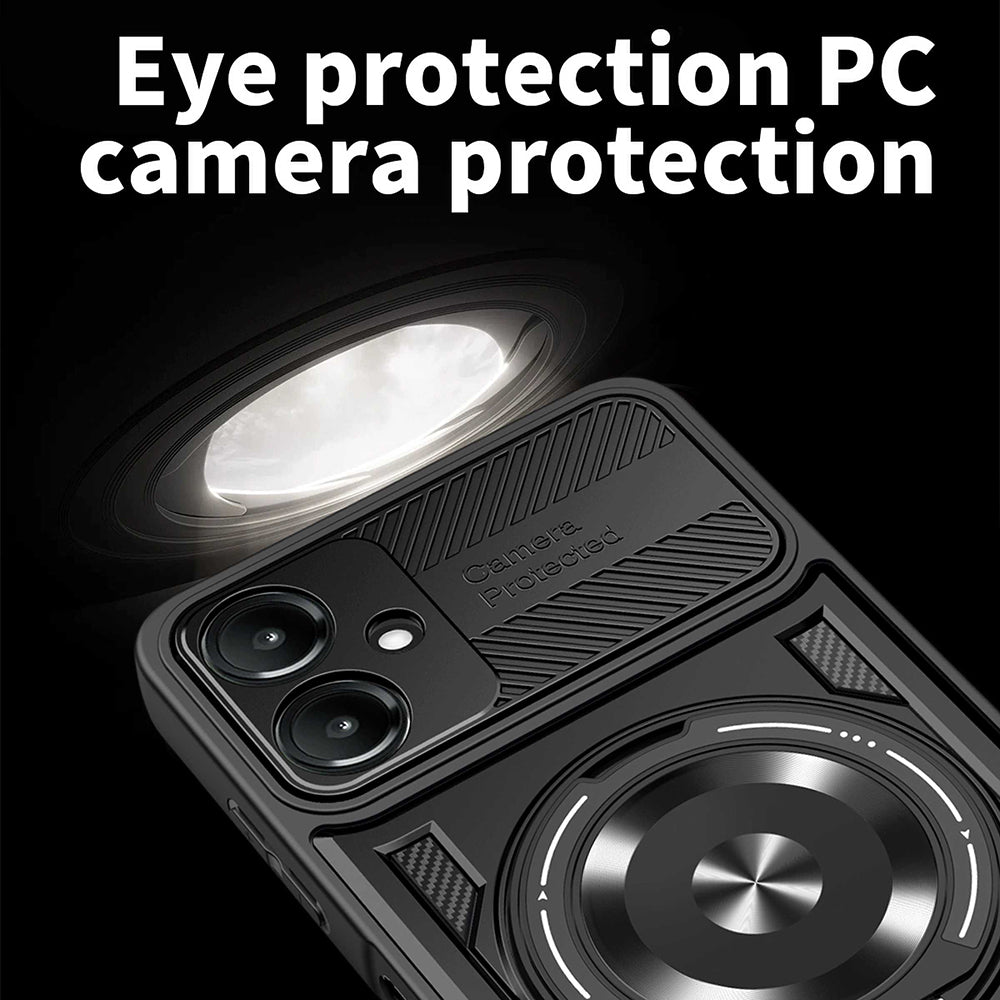 Ovitek za Samsung Galaxy A07 4G A075, Techsuit, RuggedCam, Črn
