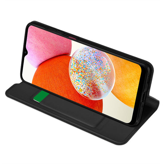 Ovitek za Samsung Galaxy A14 A145 / A14 5G A146, Techsuit, Magskin Book, Črn
