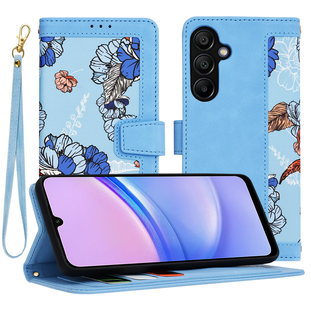 Ovitek za Samsung Galaxy A15 5G A156 / A15 A155, Techsuit, FlipCraft, modra